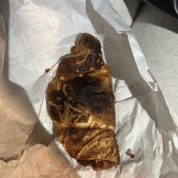 Dunkin' - The fact that someone actually looked at this and wrapped it and put it in the bag to give to a customer is insane.