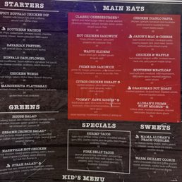 Menu Menu
