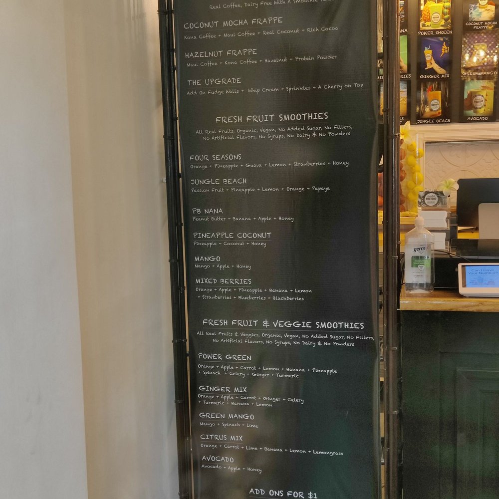 Honolulu Bistro - Drink menu - Hawaiian Near Me - Honolulu, Hawaii Honolulu Bistro - Drink menu - Hawaiian Near Me - Honolulu, Hawaii