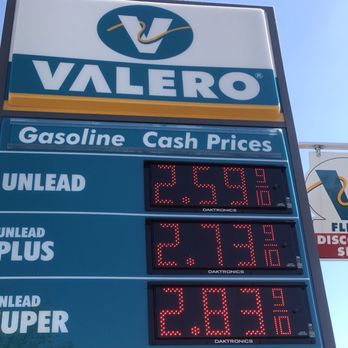 Valero - a gas price sign at a gas station - Gas Stations Near Me - Roseville, California Valero - a gas price sign at a gas station - Gas Stations Near Me - Roseville, California