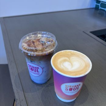 Nirvana Soul Coffee - ube latte celebration latte - Cafes Near Me - San Francisco, California Nirvana Soul Coffee - ube latte celebration latte - Cafes Near Me - San Francisco, California