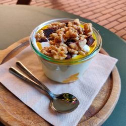 Yoghurt Barn - Mango, walnut, and brownies. Absolutely delicious!