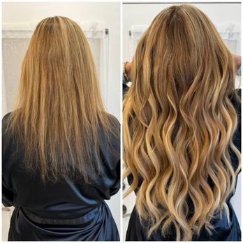Palm Beach Salon - Mini tape-in hair extensions - Hair Extensions Near Me Palm Beach Salon - Mini tape-in hair extensions - Hair Extensions Near Me