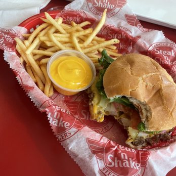 Steak ’n Shake - a burger and french fries - Burgers Near Me - Riverview, Florida Steak ’n Shake - a burger and french fries - Burgers Near Me - Riverview, Florida