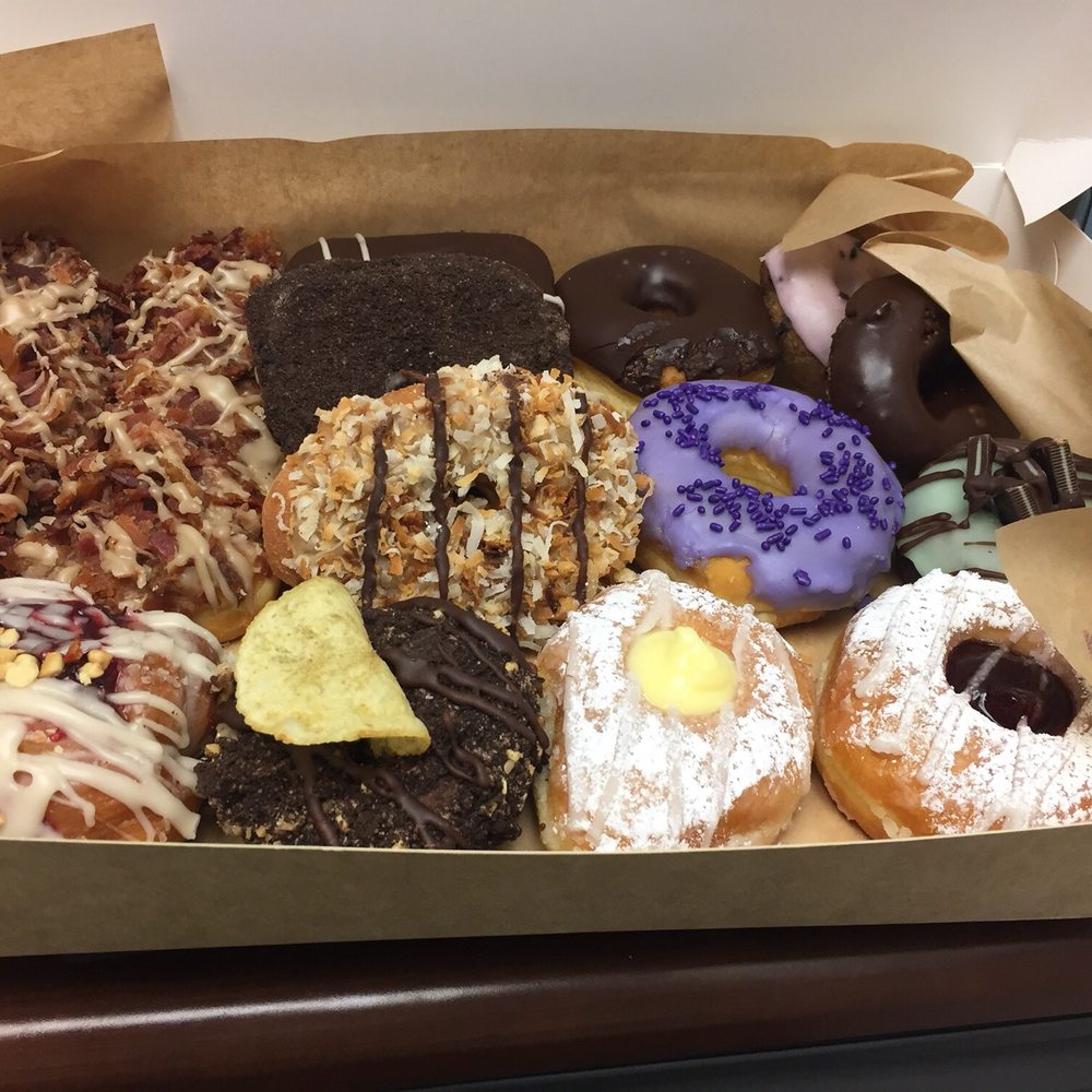 Varsity Donuts - Assortment of Doughnuts - Donuts Near Me - Manhattan, Kansas Varsity Donuts - Assortment of Doughnuts - Donuts Near Me - Manhattan, Kansas