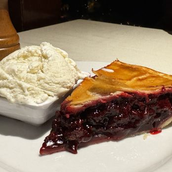 Shadowbrook - Olallieberry pie a la mode ($9.95) - American Near Me - Capitola, California Shadowbrook - Olallieberry pie a la mode ($9.95) - American Near Me - Capitola, California