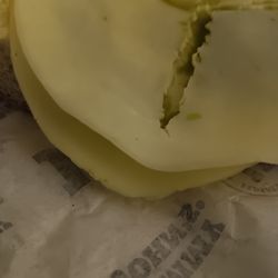 Jimmy John's - 11-21-23 Two slices cheese. A bit of avocado