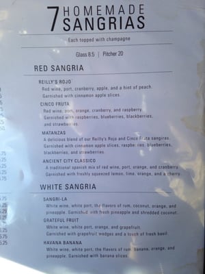 Menu photo 7 Sangrias Wine And Tapas Bar St. Augustine, FL