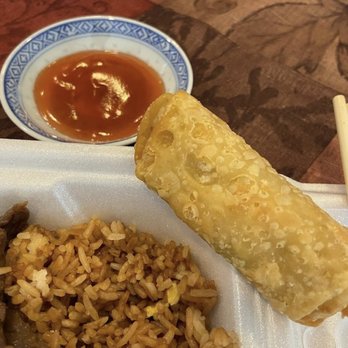 The Wok - Chinese Express - handmade eggrolls, fried rice and sweet & sour dipping sauce - Chinese Near Me - Mahomet, Illinois