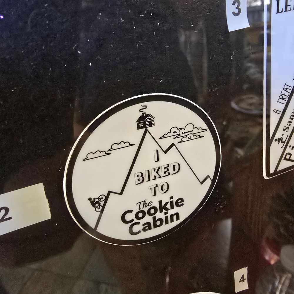 Mt Lemmon Cookie Cabin - Stickers for sale - Pizza Near Me - Mount Lemmon, Arizona