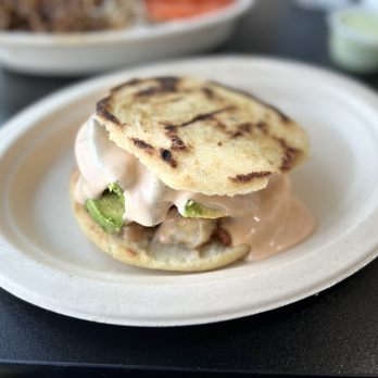 Bae Latin Food - a plate with a sandwich on it - Venezuelan Near Me - Carmel, Indiana Bae Latin Food - a plate with a sandwich on it - Venezuelan Near Me - Carmel, Indiana