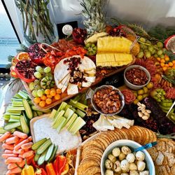 Honey Butter Boards - Close up of full table spread