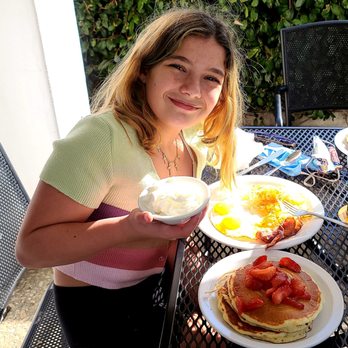 Denny's - My Granddaughter wanted Pancakes with strawberries - Diners Near Me - Santa Barbara, California Denny's - My Granddaughter wanted Pancakes with strawberries - Diners Near Me - Santa Barbara, California