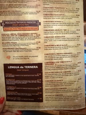 Menu photo 8 Lindo Michoacan Henderson, NV