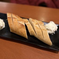 Complimentary sourdough bread and butter