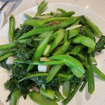 KW Cafe - Chinese Broccoli w/ dried fish - Hong Kong Style Cafe Near Me - Rowland Heights, California