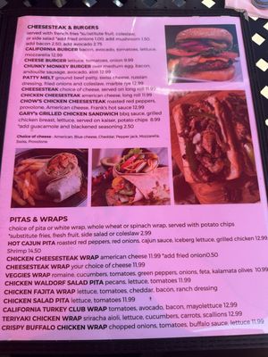 Menu photo 5 Chows Corner Cafe Upper Providence, PA