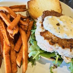 The Kitchen on Penn - Salmon Burger