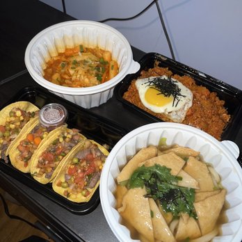 88 Pocha - 01. Tteokbokki 10. Udong 12. Bulgogi Taco 13. Kimchi Cheese Fried Rice - Korean Near Me - Gardena, California 88 Pocha - 01. Tteokbokki 10. Udong 12. Bulgogi Taco 13. Kimchi Cheese Fried Rice - Korean Near Me - Gardena, California