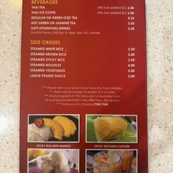 Tom Yum - Food menu - Thai Near Me - Surprise, Arizona Tom Yum - Food menu - Thai Near Me - Surprise, Arizona
