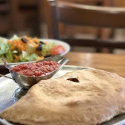 Anna's Pizzeria - Calzone modified as a panzarotti