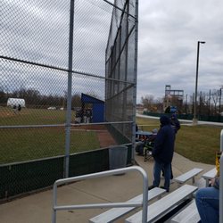 Milwaukee Area Technical College - In better weather, a very nice place to watch a college baseball game.