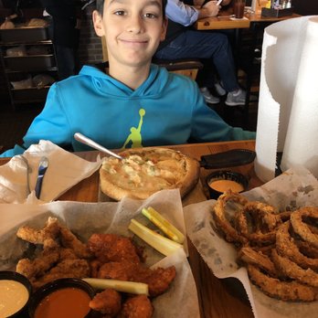 Double Dogs - Pot pie.  Boneless wings and onion rings. - Sports Bars Near Me - Lexington, Kentucky