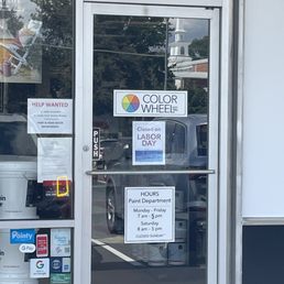 Color Wheel is located in a strip mall on Chain Bridge Road in McLean