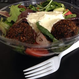 Med. Salad w Falafel - $10 Med. Salad w Falafel - $10