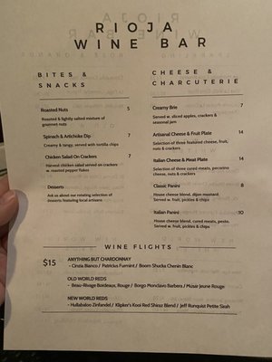 Menu photo 7 Rioja! A Wine Bar Greensboro, NC Menu photo 7 Rioja! A Wine Bar Greensboro, NC