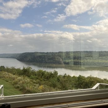 The Overlook Restaurant - Picture in a picture window - American Near Me - Leavenworth, Indiana