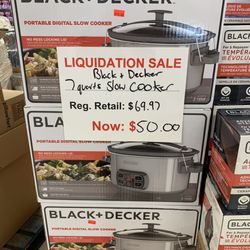 Larry The Liquidator - Larry the Liquidator - Black + Decker slow cooker