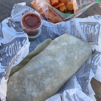 Cotija's Taco Shop - Chorizo Burrito $9.75 with pickled carrots & jalapeño - Mexican Near Me - Temecula, California Cotija's Taco Shop - Chorizo Burrito $9.75 with pickled carrots & jalapeño - Mexican Near Me - Temecula, California