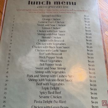 Taipei Restaurant - Lunch menu - Chinese Near Me - San Antonio, Texas
