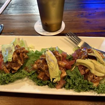 The Taproom Pub and Grub - Thai taco on lettuce instead of tortilla. Don't order this. Not very good. - Pubs Near Me - Modesto, California The Taproom Pub and Grub - Thai taco on lettuce instead of tortilla. Don't order this. Not very good. - Pubs Near Me - Modesto, California