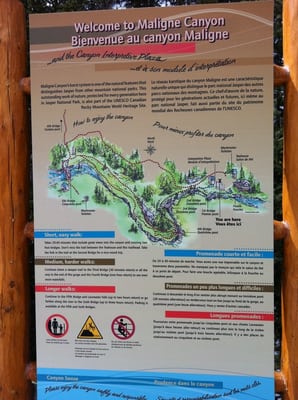 Maligne Canyon by null