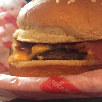 Tasty Burger - Bacon cheeseburger, hold the lettuce and tomato - Burgers Near Me - Boston, Massachusetts