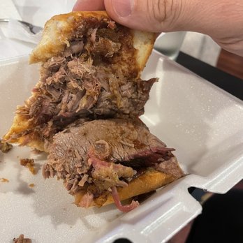Dickey's Barbecue Pit - Incorrect sandwich. Still ate it because it was too late at night to correct it. - American Near Me - Gulfport, Mississippi