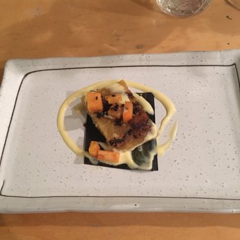 Prubechu - Tasting menu - tapioca and coconut cake with persimmon - Guamanian Near Me - San Francisco, California