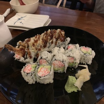 Hayashi Japanese Restaurant - Shrimp Tempura Roll, California Roll - Sushi Bars Near Me - Raleigh, North Carolina