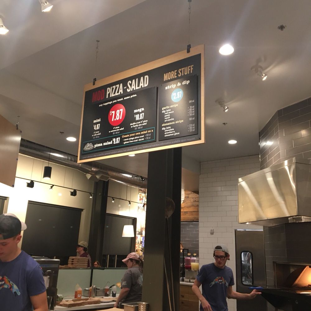 MOD Pizza - All the kids in this picture were really well behaved and did an awesome job .. read my review on y I say that - Fast Food Near Me - Oconomowoc, Wisconsin