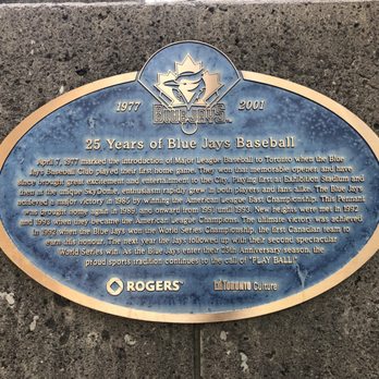 Rogers Centre - Plaque on the wall of Rogers Centre - Stadiums & Arenas Near Me - Toronto, Ontario Rogers Centre - Plaque on the wall of Rogers Centre - Stadiums & Arenas Near Me - Toronto, Ontario