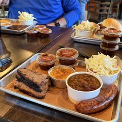 Smoque BBQ - Brisket Platter (No Bun) + Add Texas Sausage