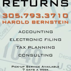 Harold Bernstein Tax Accountant & Advisor - Since 1978