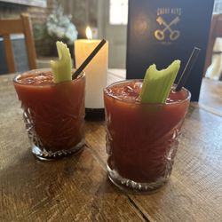 Refreshing Bloodies at The Cross Keys!