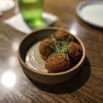 Lineage - Crispy Shrimp & Scallop Croquettes - Asian Fusion Near Me - Wailea, Hawaii Lineage - Crispy Shrimp & Scallop Croquettes - Asian Fusion Near Me - Wailea, Hawaii
