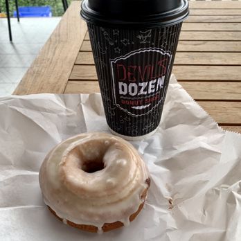 Devil's Dozen Donut Shop - Vanilla Bean Old Fashioned and Hot Chocolate - Donuts Near Me - San Diego, California Devil's Dozen Donut Shop - Vanilla Bean Old Fashioned and Hot Chocolate - Donuts Near Me - San Diego, California