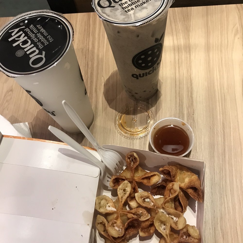 Quickly - Sesame milktea Lychee slushes Rangoon - Bubble Tea Near Me - Hayward, California Quickly - Sesame milktea Lychee slushes Rangoon - Bubble Tea Near Me - Hayward, California