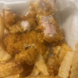 Captain K - Raw 4 Piece Catfish Fish and Chips