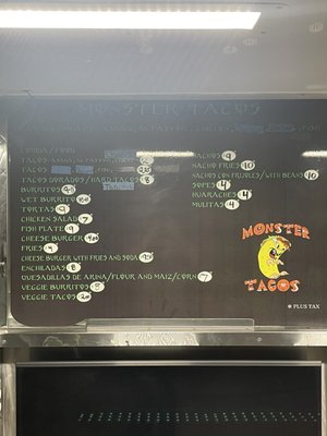 Menu photo 1 Monster Tacos Los Angeles, CA Menu photo 1 Monster Tacos Los Angeles, CA